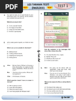 Tarama Testler 1-5 Units (220 Soru) PDF