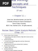 Concepts and Techniques: - Chapter 11