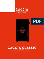 Gaggia Classic: Manual Espresso Machine