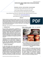 Factors Associated With Post Core Correction of Malpositioned Teeth