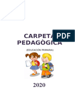 Carpeta Portafolio Del Docente 2020