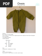 Knit Onesie Aunt Johanne