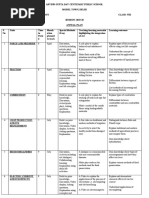 Class 8 Annual Planner