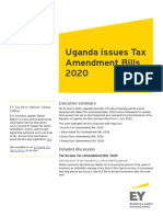 Uganda Issues Tax Amendment Bills 2020