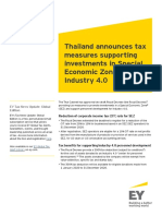 Ey Thailand Tax Measures To Support Sez and Industry 4 0