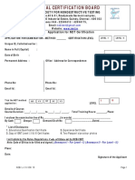 ISNT L-I-II-Certification-Application Form