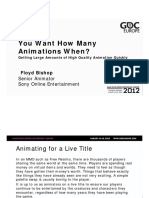 You Want How Many Animations When?: Floyd Bishop