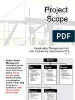 Project Scope: Construction Management Lab. Civil Engineering Department of ITS