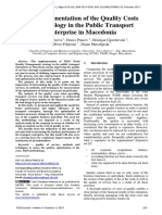 2017 - The Implementation of CoQ Methodology in The Public Transport Enterprise - PRINT