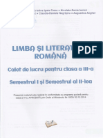 Romana - Clasa a 3-a. Sem 1 si 2 - Caiet de lucru - Adina.pdf