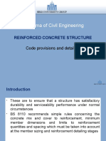 Reinforced Concrete Structure (Code Provision and Detailing)