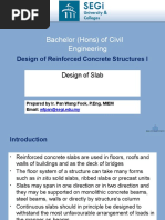 Bachelor (Hons) of Civil Engineering: Design of Reinforced Concrete Structures I