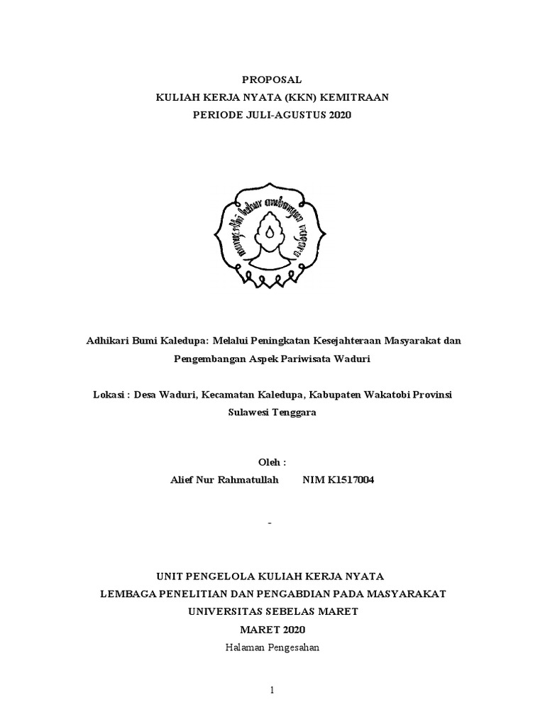 Proposal KKN | PDF