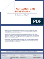 Obat Antijamur Dan Antihistamin: Dr. Elly Usman, M.Si, Apt