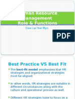 HRM Best Fit Vs Best Practice