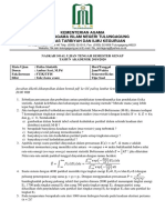 Uts Fisika Statistik PDF