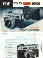 Manyashica Guide Shutter Photography Camera