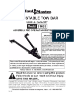 Adjustable Tow Bar: Model