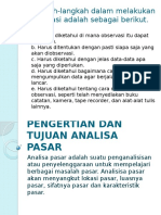 Materi Analisa Dan Riset Pasar