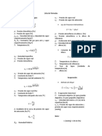 Lista de Fórmulas PDF