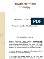 Growth Hormone Therapy: Guided By: Dr. Arif Vohra