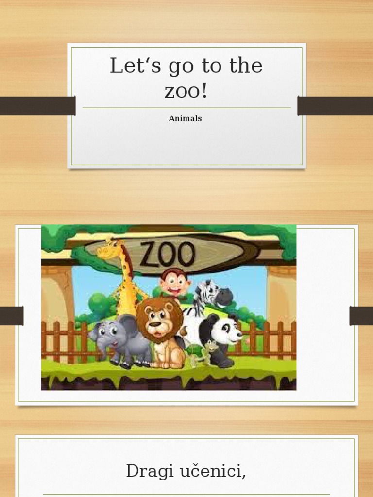 Let S Go To The Zoo! | PDF | Language Arts & Discipline