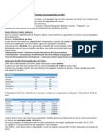 4.1 - Exemplo de Cálculo de BDI