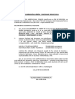 Declaración Jurada Con Firma Legalizada - Wilfredo Marcelo Jara Principe1