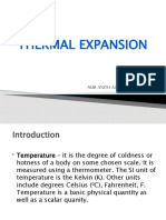 Fizik Thermal Expansion