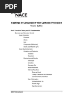 Coatings in Conjunction With Cathodic Protection: Course Outline