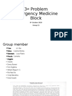 3 Problem Emergency Medicine Block: 8 October 2019 Group 15