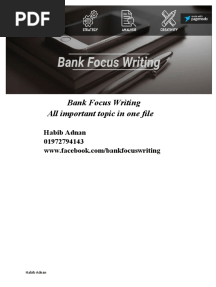 Bank Focus Writing (All Important in One) PDF