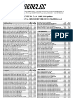 GENELEC d.o.o. Cjenovnik računara, dijelova, opreme i potrošnog materijala