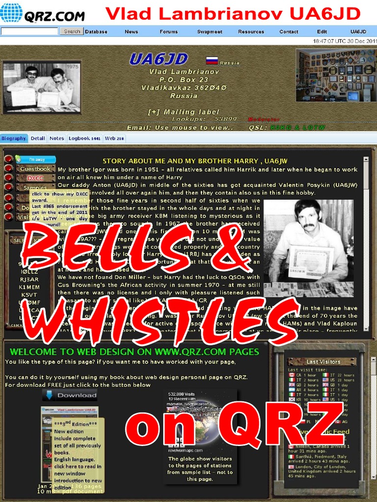 Bells Whistles On QRZ PDF Explorer Cascading Style Sheets