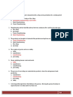 Intermittent Manufacturing or Job Orders: Let Reviewer For Tle Practice Set 2