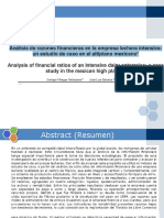 Diapositivas ejemplo de análisis financiero