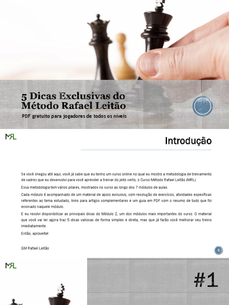 Dicas Xadrez, PDF, Xadrez