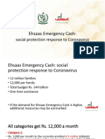 Ehsaas Emergency Cash: Pakistan's largest social protection program responds to COVID-19