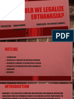 Should We Legalize Euthanasia?: Presenters: - Sarah Bamba Professor: DR G Eorges Gnakpa - Ingrid Kragbe