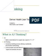 A3 Thinking: Denver Health Lean Training