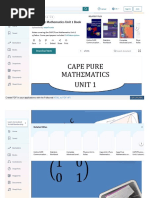 Www Scribd Com Document 356032044 Cape Pure Mathematics Unit