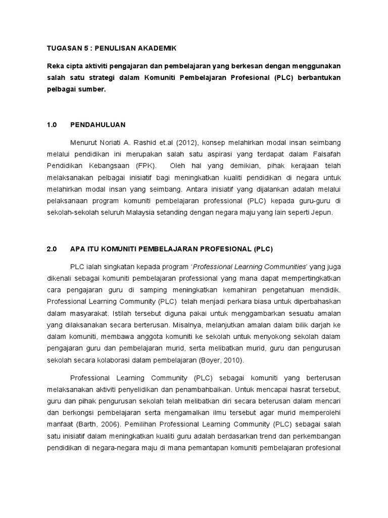 Tugasan 5 Plc Pdf