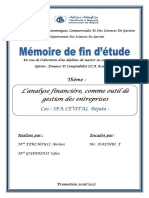 L’analyse financière, comme outil de gestion des entreprises