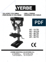 Manual Instrucciones Taladro Columna