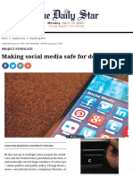 Making Social Media Safe For Democracy