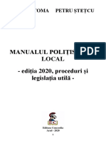 Manual Politie Locala - Ediția 2020 Dublura PDF