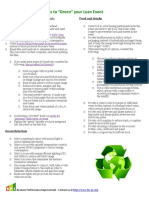 Tips To "Green" Your Lean Event: Handouts and Facilitation Materials
