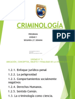 Criminología: Conceptos, Objeto y Finalidad