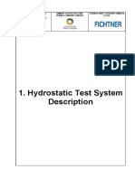 1.0hydrostatic Test System Description