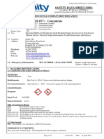 Virusolve Concentrate SDS PDF